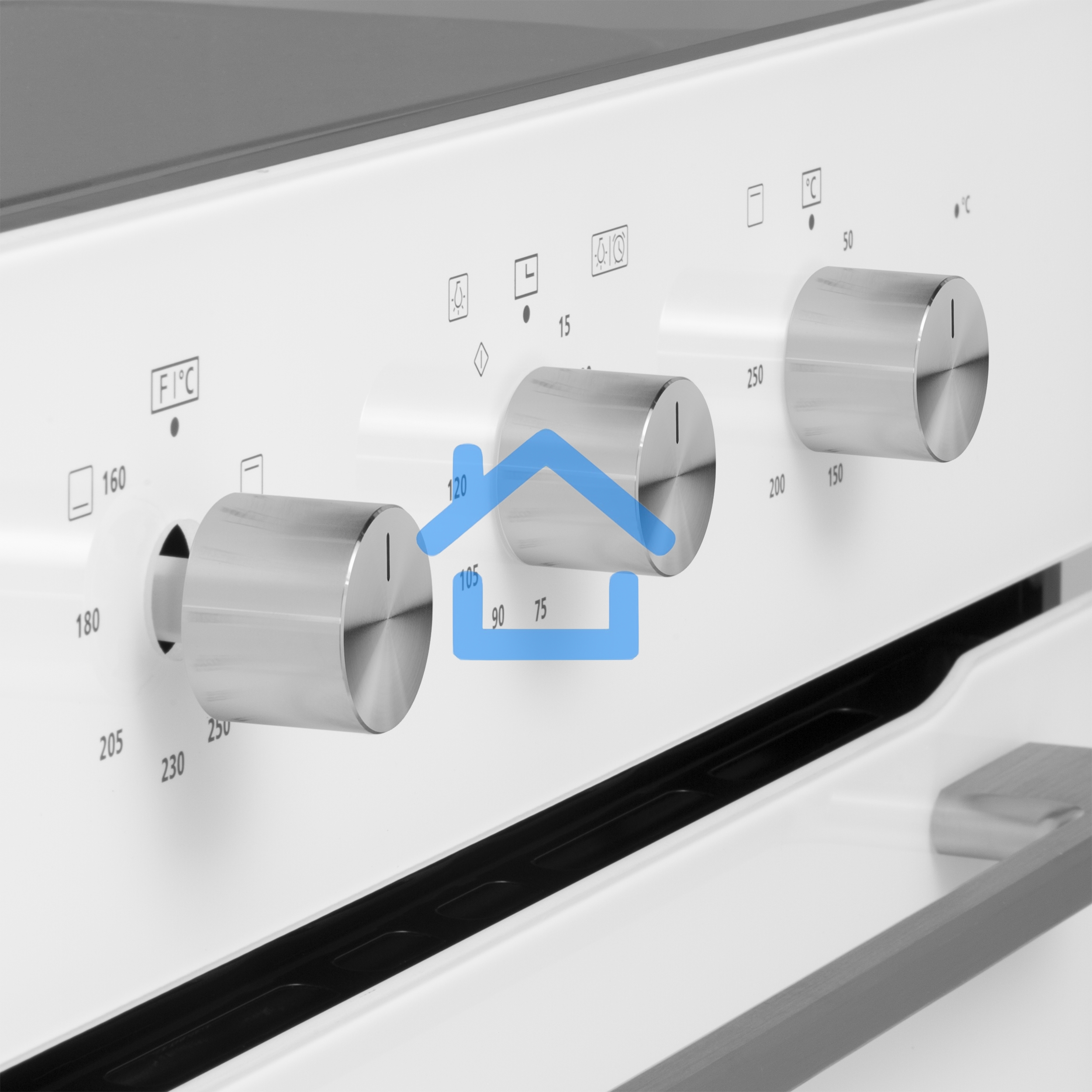 Шкаф духовой газовый с электрическим грилем Maunfeld MOGS703W, встраиваемый