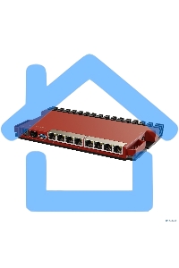 Маршрутизатор MikroTik L009UiGS-RM, 8*1Gbit, 1*SFP 2.5Gbit(вилка US)