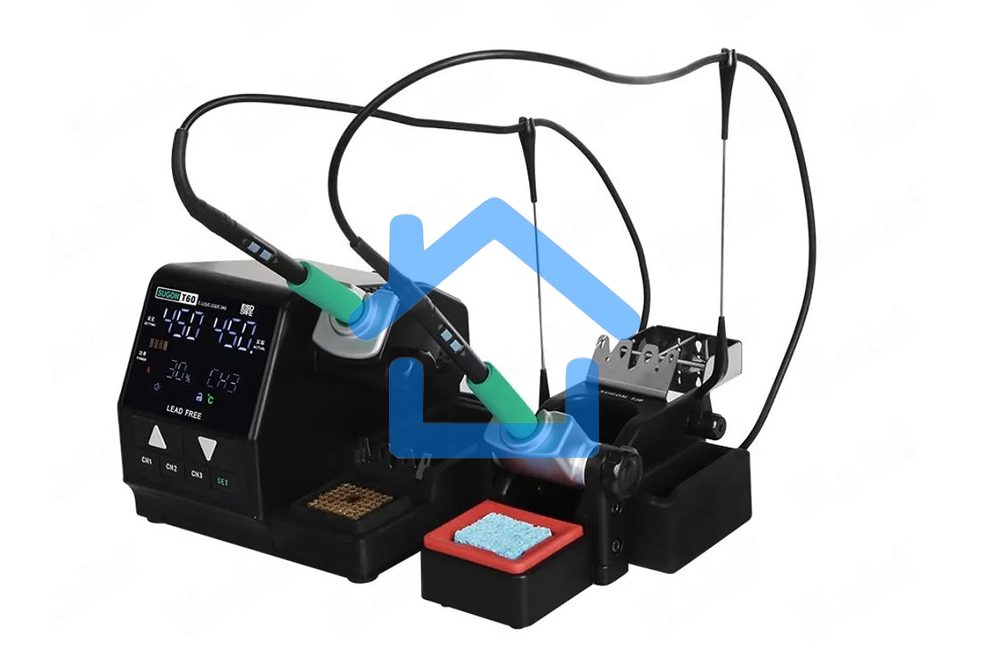 Двойная паяльная станция SUGON T60 Configuration 1