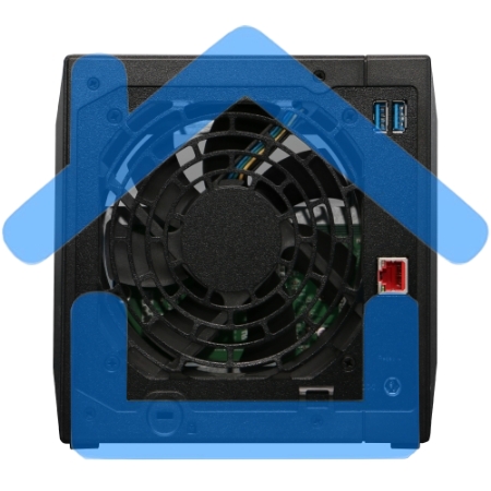 Сетевое хранилище ASUSTOR AS3304T 4-Bay NAS/MPl/Cel 1.4GHz Quad Core/2GbDDR4/noHDD,LFF(HDD,SSD),/1x1GbE(LAN)/3xUSB3.2; 90IX01L0-BW3S00