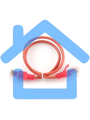 Патч-корд UTP Cablexpert кат.5e, 0.5м, литой, многожильный (красный)