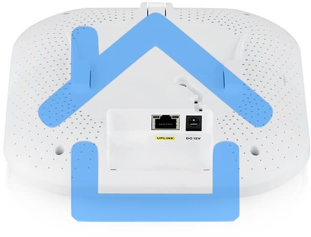 Точка доступа Zyxel NebulaFlex Pro WAX510D-EU0101F AX1800 10/100/1000BASE-TX белый (упак.:1шт)