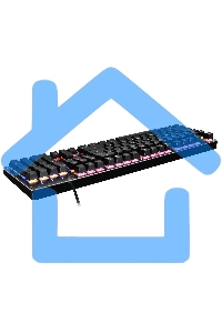 Клавиатура Oklick 970G DARK KNIGHT механическая черный USB Gamer LED