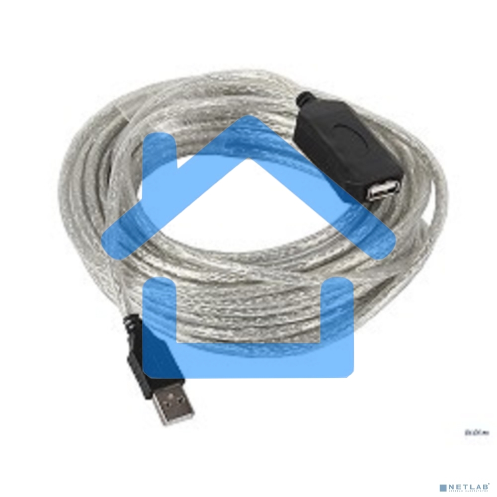 Кабель VCOM VUS7049-20M Кабель-адаптер USB2.0-repeater, удлинительный активный <Am-->Af> 20м