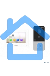 Комплект IP-видеодомофона HiWatch DS-D100IKWF(B)