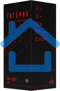 Портативная колонка Урал Гагарин ГР-001 серый (Вт 2x10, 70-20000, Bluetooth, 2500мА·ч, Type-C)