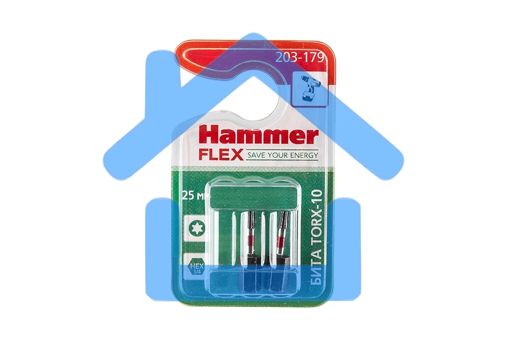 Бита Hammer Flex 203-179TORX-1025мм, 2шт.