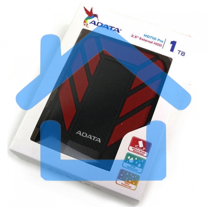 Внешний жесткий диск ADATA2Tb Adata HD710P AHD710P-2TU31-CRD черный/красный (2.5