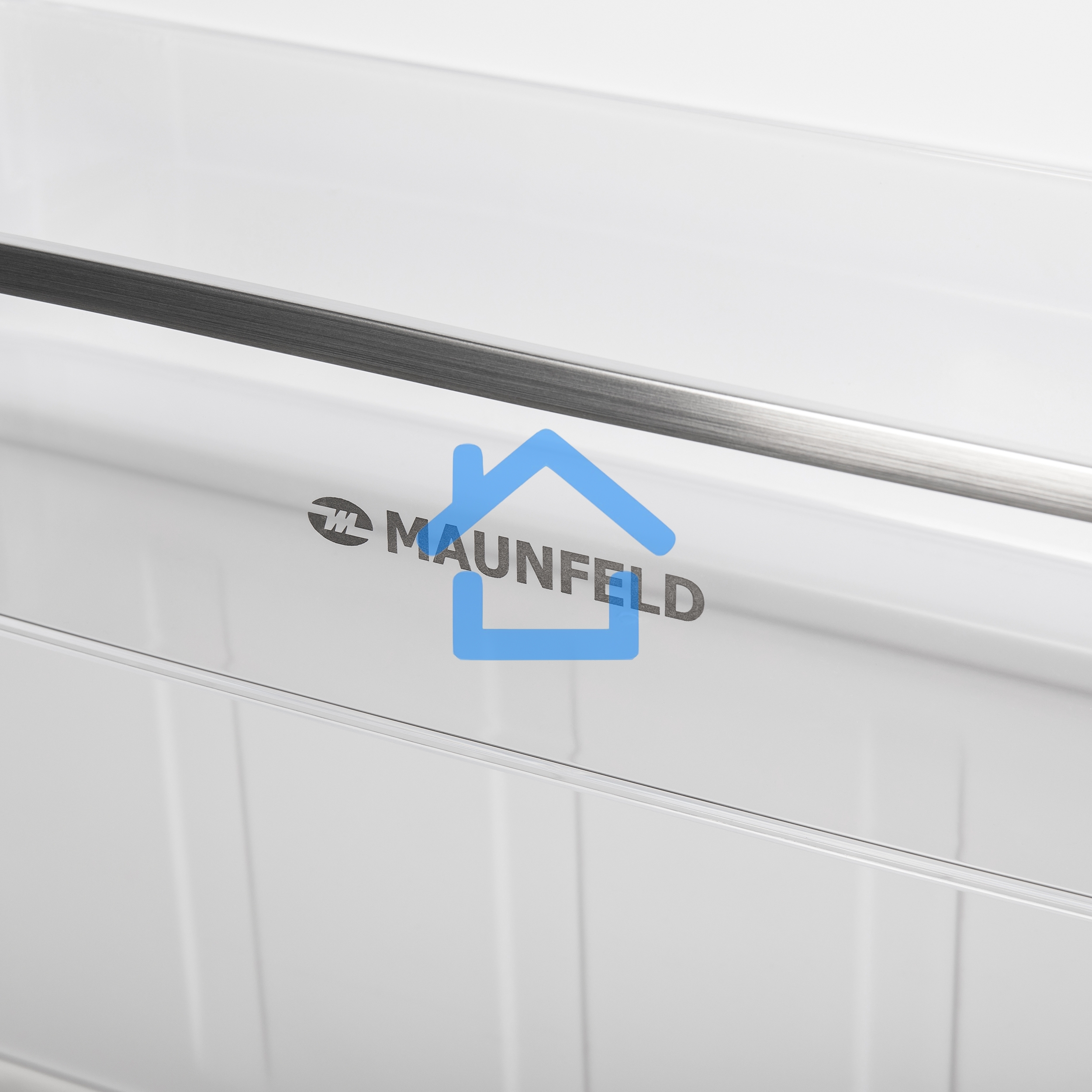 Холодильник Maunfeld MFF176SFSB черный двухкамерный 188/75л морозилка снизу, ручная разморозка