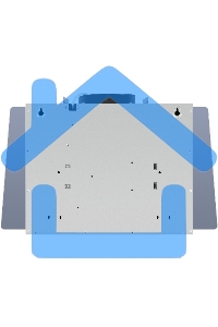 Вытяжка наклонная HOMSair Elf Push 60 белый, 60 см, 650 куб. м/ч, 47 дБ