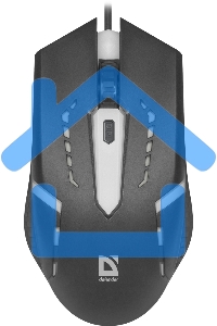 Мышь проводная Defender Hit MB-601 черный, 1200 dpi, USB, кнопки - 4