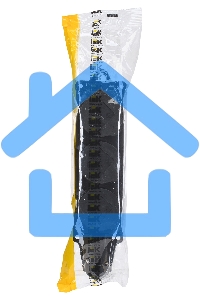 Розетка ИЭК ОМЕГА РБ33-1-0мIP44 трехместная с защитными крышками каучук