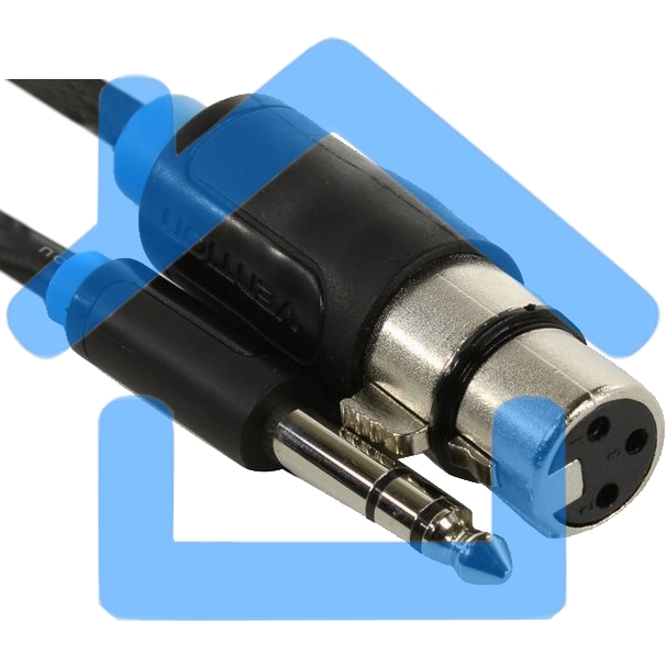 Кабель Vention аудио Jack 6.5 M/XLR F - 3м