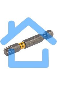 Набор бит TORX 40х50, сталь S2, шестигранный профиль, 10 шт. Denzel