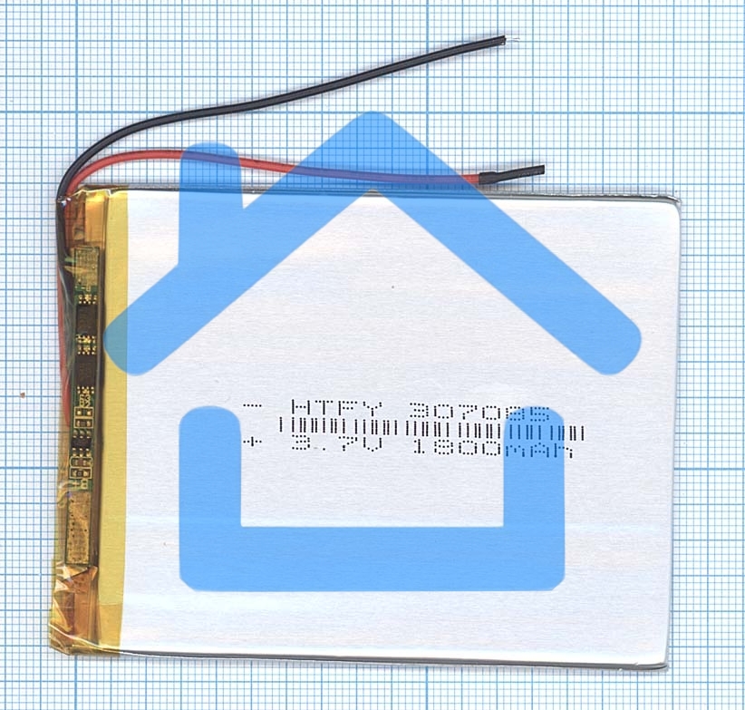 Аккумулятор Li-Pol (батарея) 3*70*85мм 2pin 3.7V/1600mAh