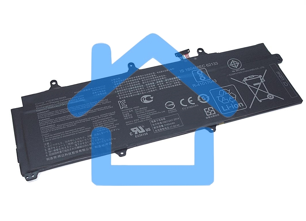 Аккумуляторная батарея для ноутбука Asus GX501 15.2V 50Wh черный Orig