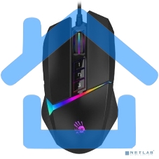 Мышь проводная A4Tech Bloody W60 Max черный, 10000 dpi, USB, кнопки - 10