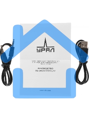 Портативная колонка Урал Гагарин ГР-001 серый (Вт 2x10, 70-20000, Bluetooth, 2500мА·ч, Type-C)