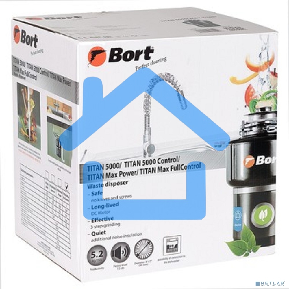 Измельчитель пищевых отходов Bort TITAN MAX Power (FullControl) (93410266)