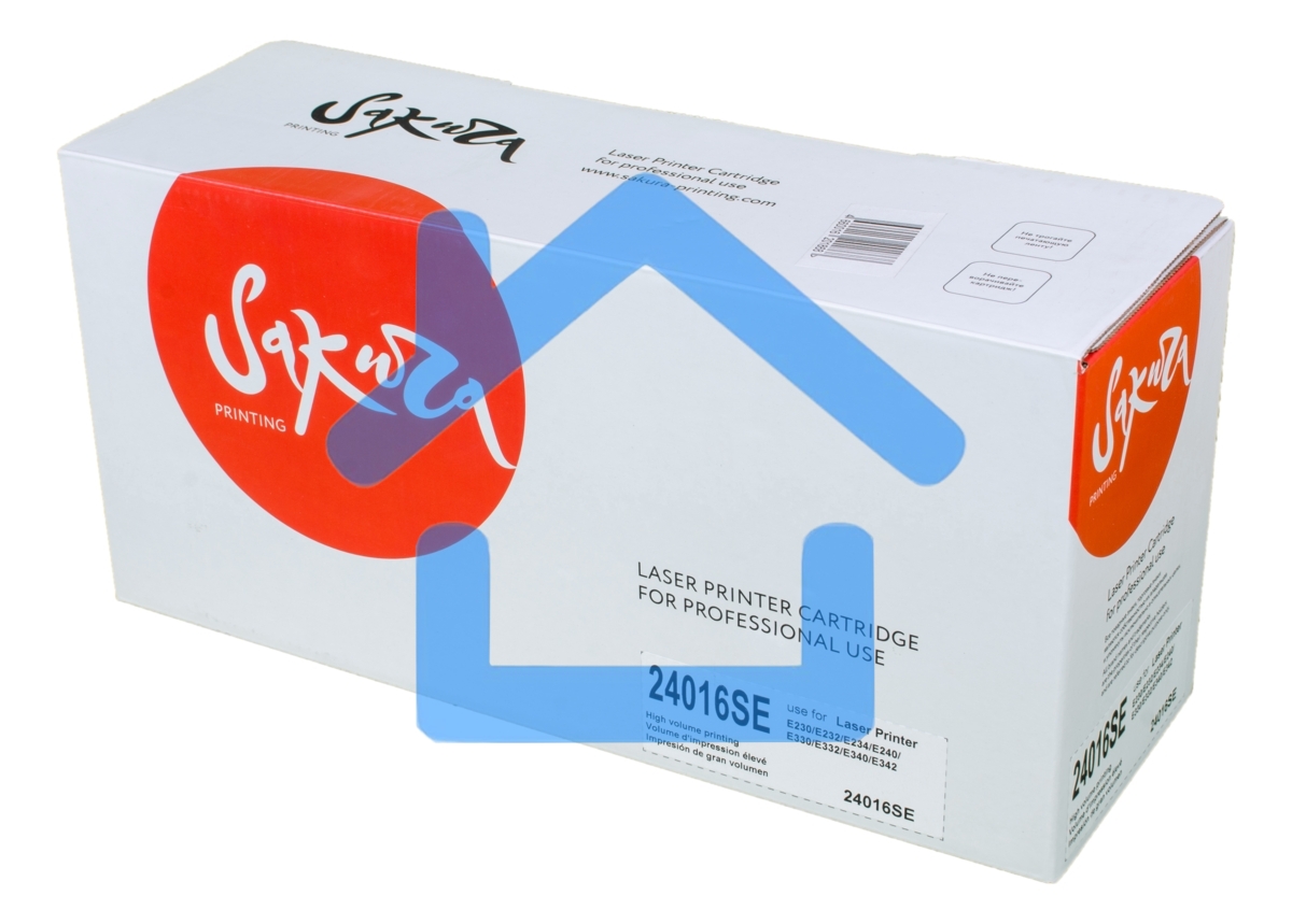 Картридж Sakura 24016SE для Lexmark E230/E232/E234/E240/E330/E332/E340/E342, черный, 2500 к.
