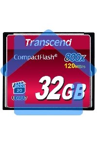 Флеш карта CF 32Gb Transcend, 800X