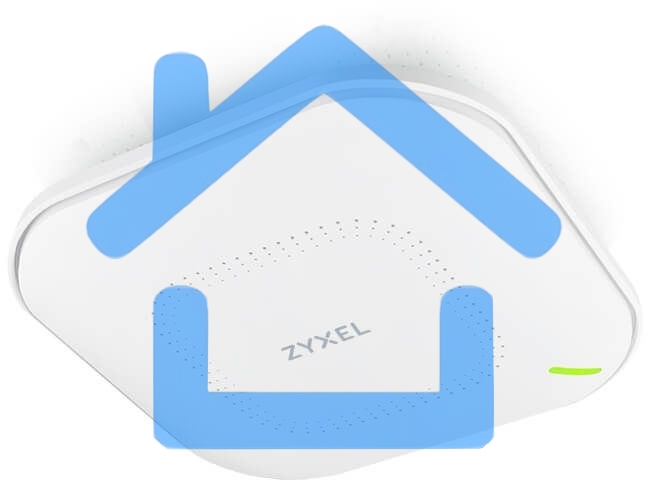 Точка доступа Zyxel NebulaFlex Pro WAX510D-EU0101F AX1800 10/100/1000BASE-TX белый (упак.:1шт)