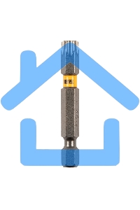 Набор бит TORX 40х50, сталь S2, шестигранный профиль, 10 шт. Denzel