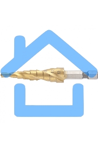 Сверло Matrix ступенчатое,4-5-6-7-8-9-10-11-12 мм, HSS, спиральный проф.