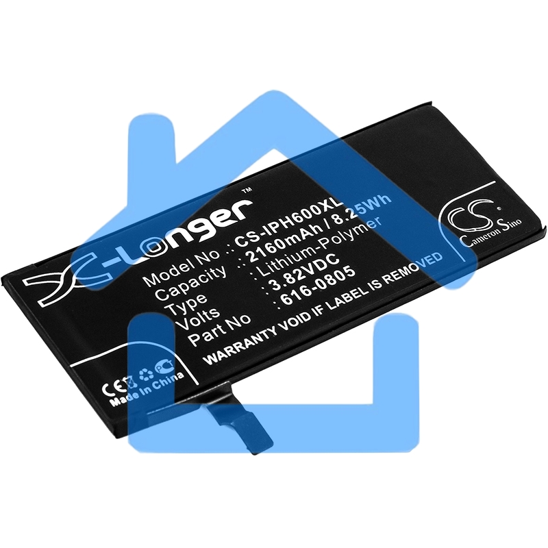 Аккумулятор CameronSino CS-IPH600XL для iPhone 6 3.82V / 2160mAh / 8.25Wh