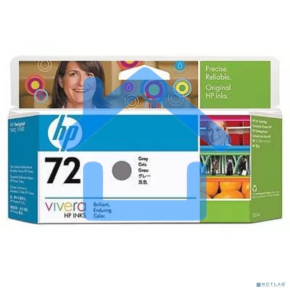 Картридж струйный HP №72 C9374A серый для HP DJ T1100/T610 (130мл)