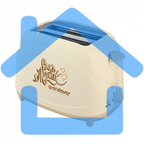 Тостер Endever Skyline ST-106, бежевый