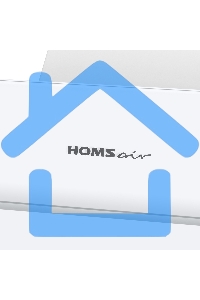 Вытяжка наклонная HOMSair Elf Push 60 белый, 60 см, 650 куб. м/ч, 47 дБ