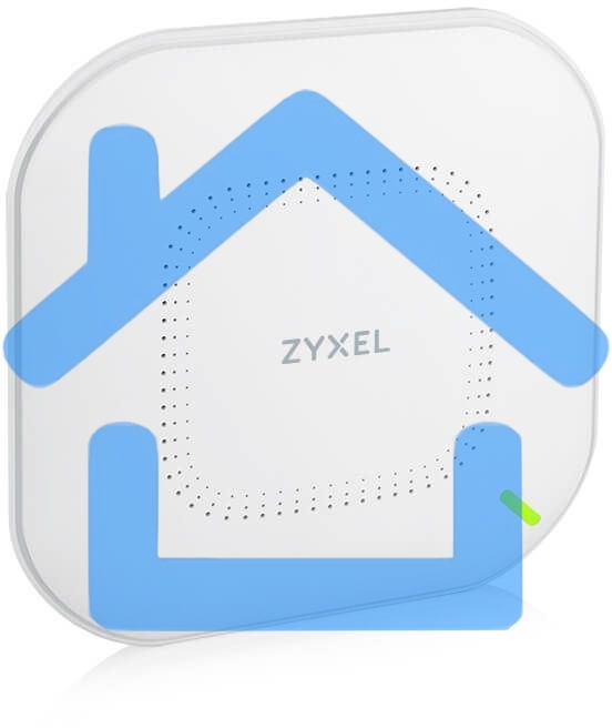 Точка доступа Zyxel NebulaFlex Pro WAX510D-EU0101F AX1800 10/100/1000BASE-TX белый (упак.:1шт)