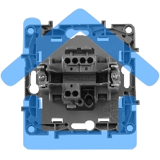 Выключатель 672414 Legrand Выключатель без фиксации (кнопка) с Н.О./Н.З. контактом - Etika Plus - 6 A - 250 В - алюминий