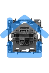 Выключатель 672414 Legrand Выключатель без фиксации (кнопка) с Н.О./Н.З. контактом - Etika Plus - 6 A - 250 В - алюминий