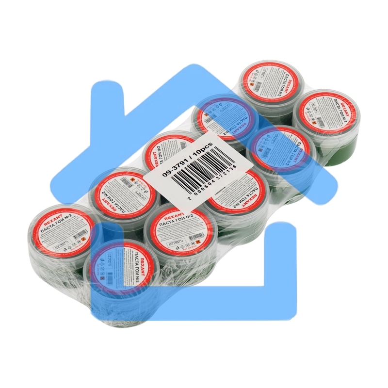 Паста ГОИ полировальная Rexant № 2, баночка 100 г
