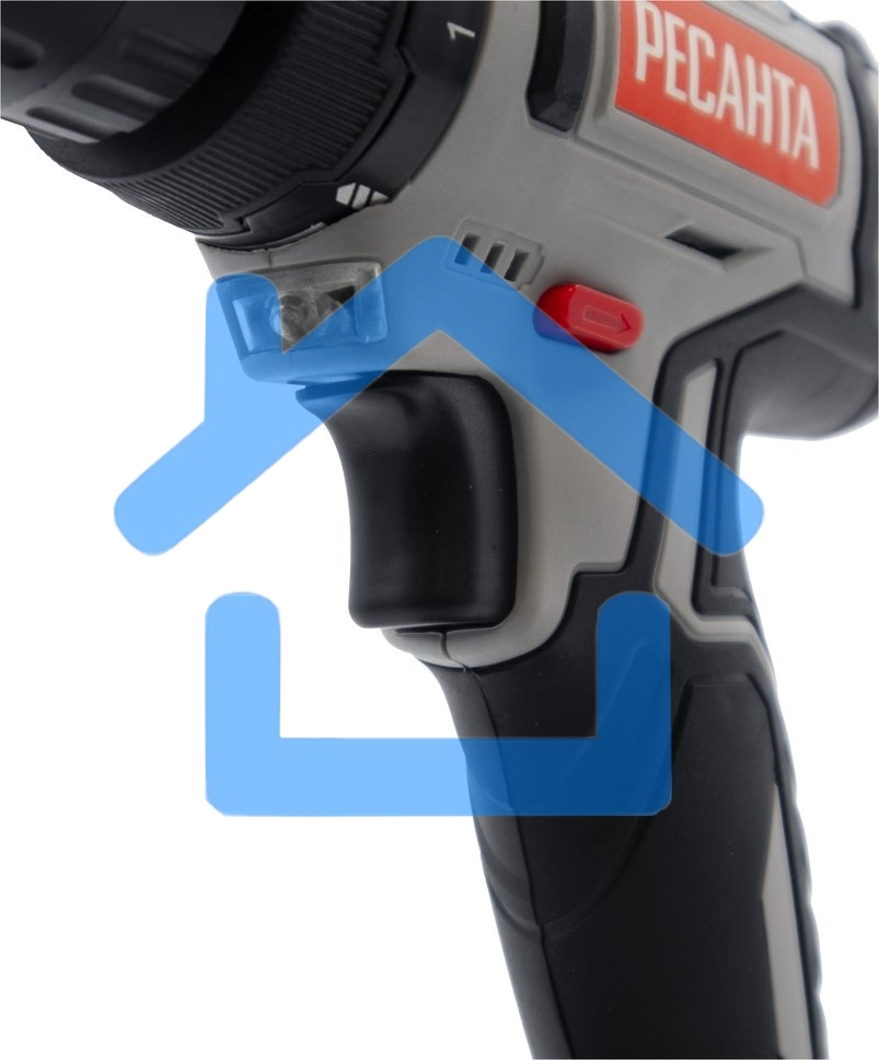 Дрель-шуруповерт Ресанта ДА-20-2ЛК 75/14/11, Аккумуляторная, 20В, 2 АКБ, Кейс