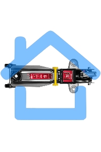Домкрат Matrix гидравлический подкатный 2 т h подъема 135–385мм в пласт. кейсе master
