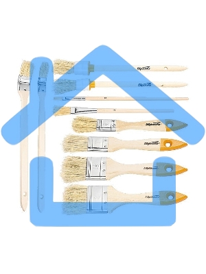 Набор кистей, 10 шт.(плос.3/4