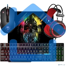 Игровой комплект Defender Гарнитура, мышь, клавиатура, ковер MKP-118