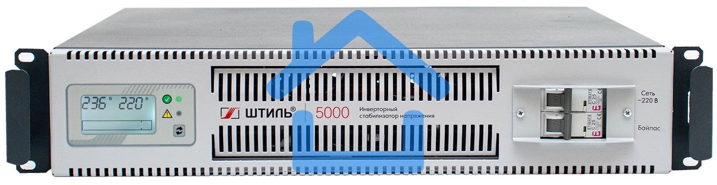 Стабилизатор напряжения Штиль ИнСтаб IS5000RT 4500Вт 5000ВА серый
