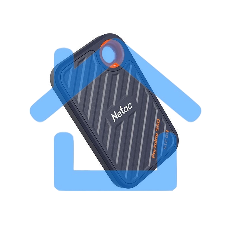 Флеш диск Netac ZX20 2Tb USB 3.2 Gen 2 Type-C External SSD, R/W up to 2000MB/1800MB/s, with USB C to A cable and 20Gbps USB C to C cable 5Y wty