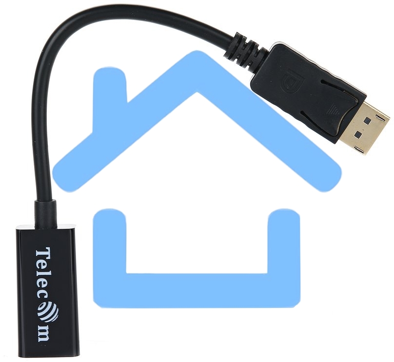 Кабель-переходник DP --> HDMI-F 0.2m, Telecom (TA553)