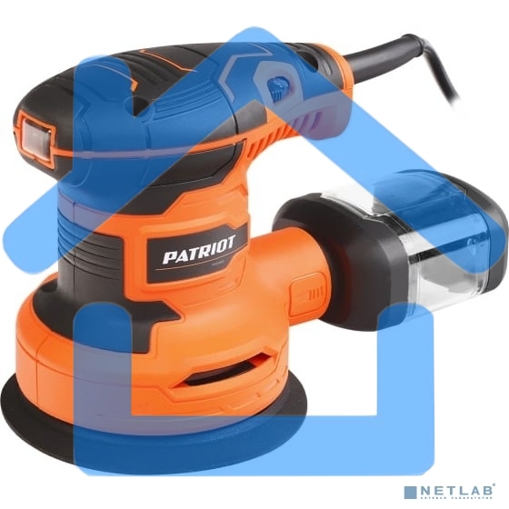 Машина эксцентриковая шлифовальная PATRIOT OS 122, мощность 270 вт, платформа 125 мм, 5000-12000 об.мин, 10000 – 24 000 к/мин.