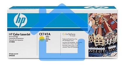 Картридж лазерный HP CE742A желтый Color LJ CP5225 (7300стр.)