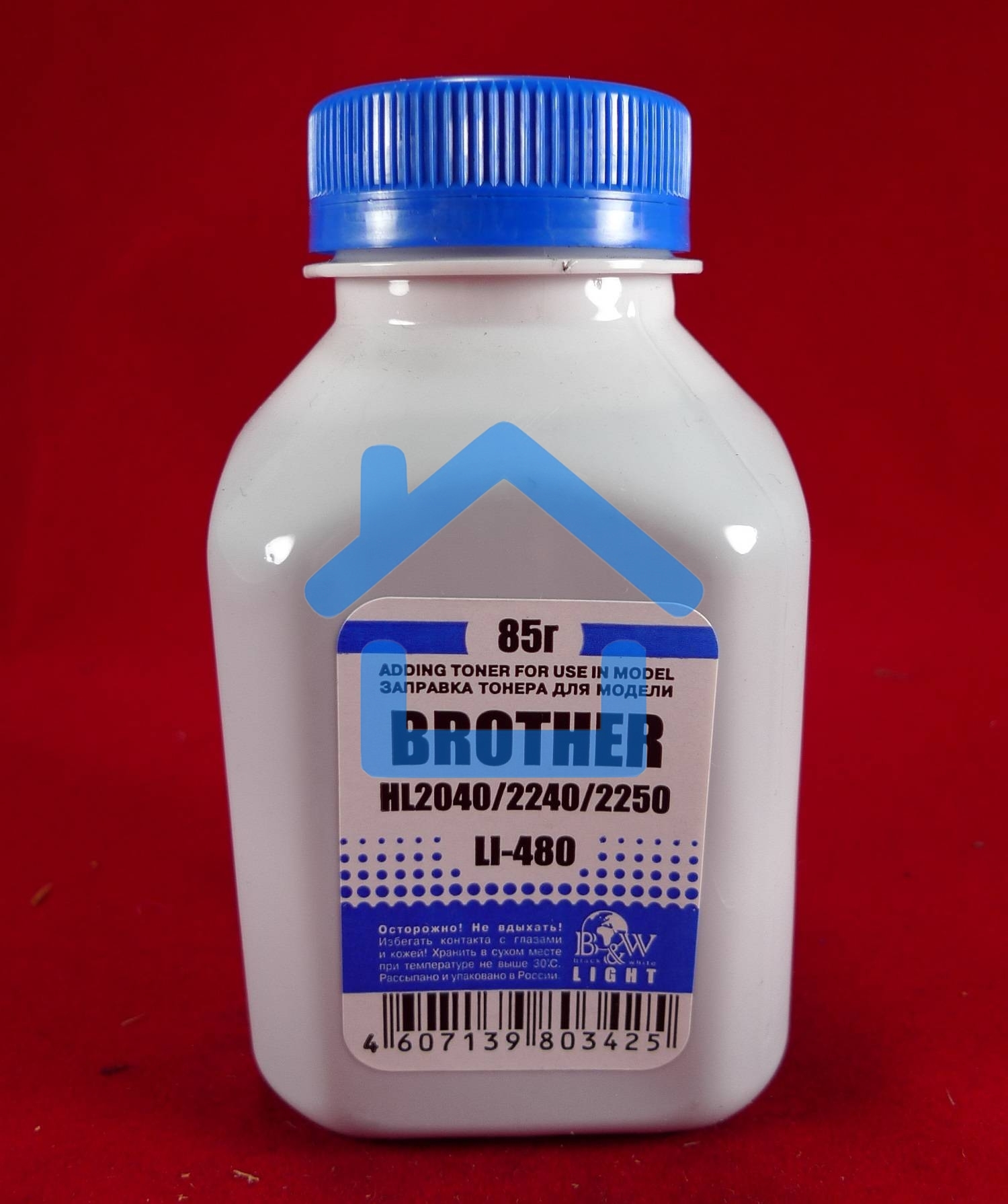 Тонер Brother TN 2075/85/2135/75 HL 2030/35/40/75/2140/50/70 (фл,85г) B&W Light фас. Россия