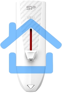 Флешка USB Silicon Power R/W 64 Gb Blaze B25 SP064 GbUF3B25V1W USB 3.0 белый