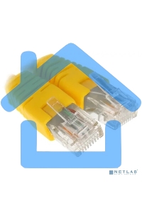 Патч-корд UTP Cablexpert кат.6, 0.25м, литой, многожильный, желтый