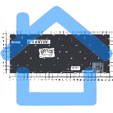 Клавиатура для ноутбука Samsung 740U3E NP740U3E серебристая