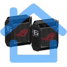 Маршрутизатор ASUS GT6/UK/13/P EU UK /черный-2-PK(90IG07F0-MU9A20 )